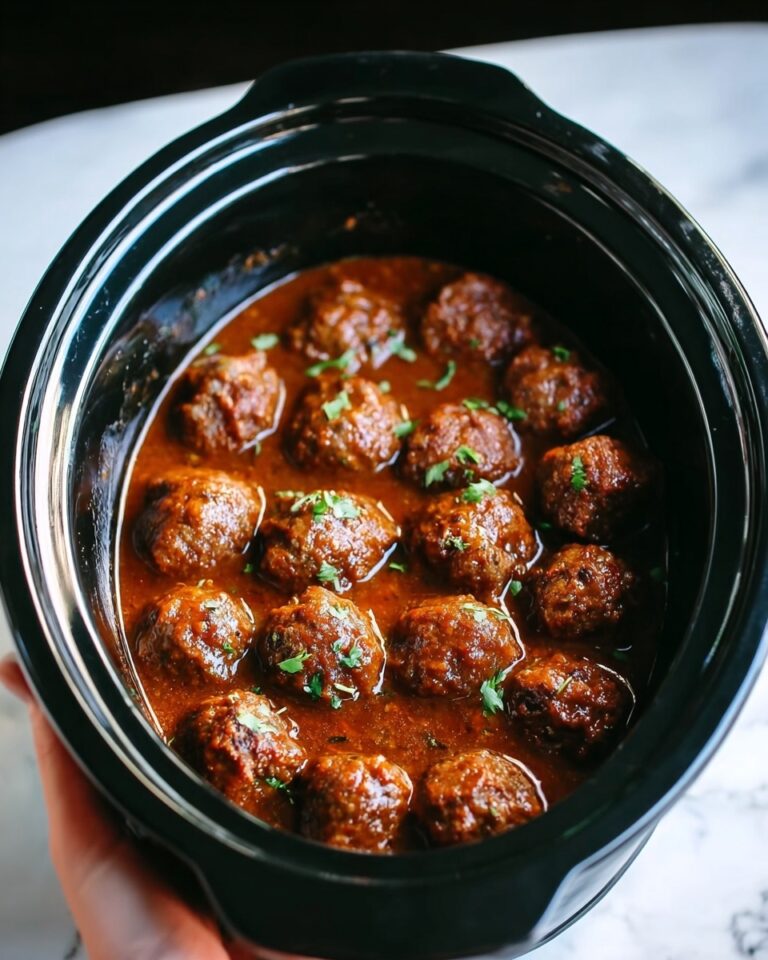 Slow Cooker Salisbury Steak Meatballs Recipe