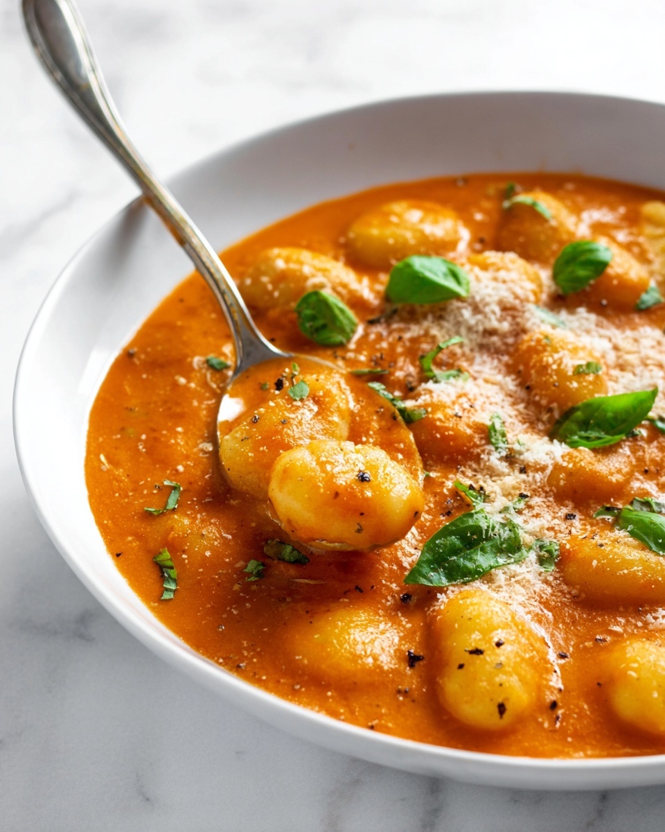 Creamy Tomato Gnocchi Soup Recipe - Recipe Image