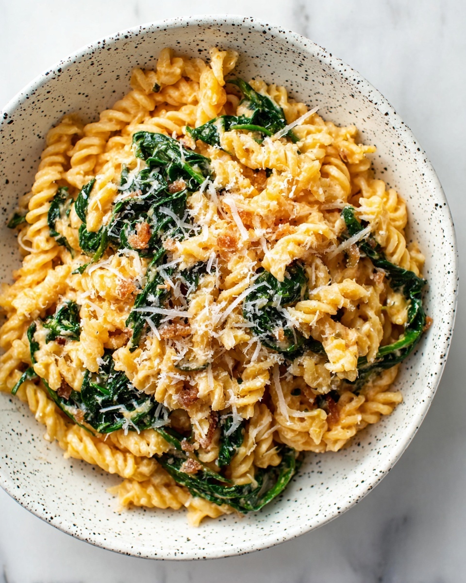 Baked Feta Pasta with Spinach and Basil Recipe - Recipe Image