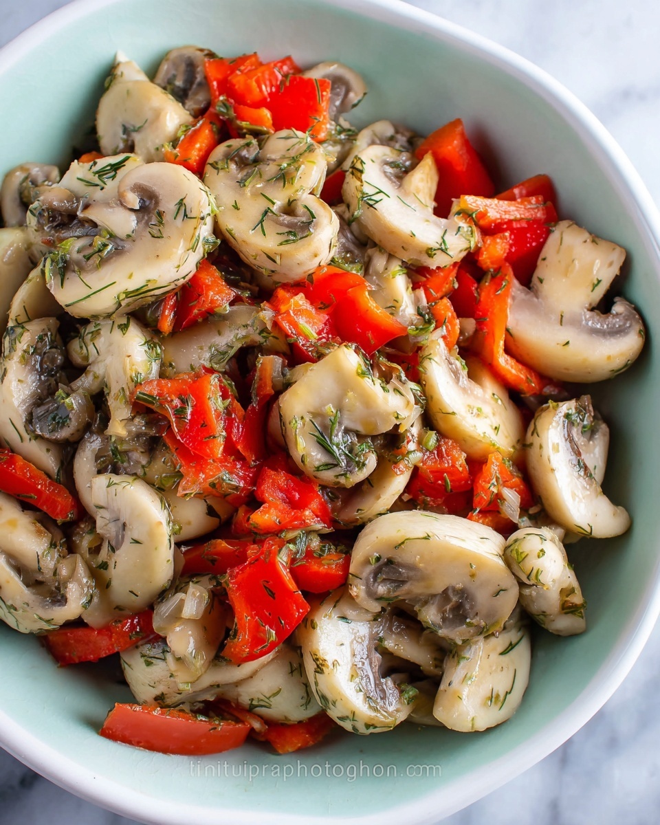 Marinated Mushrooms Recipe - Recipe Image