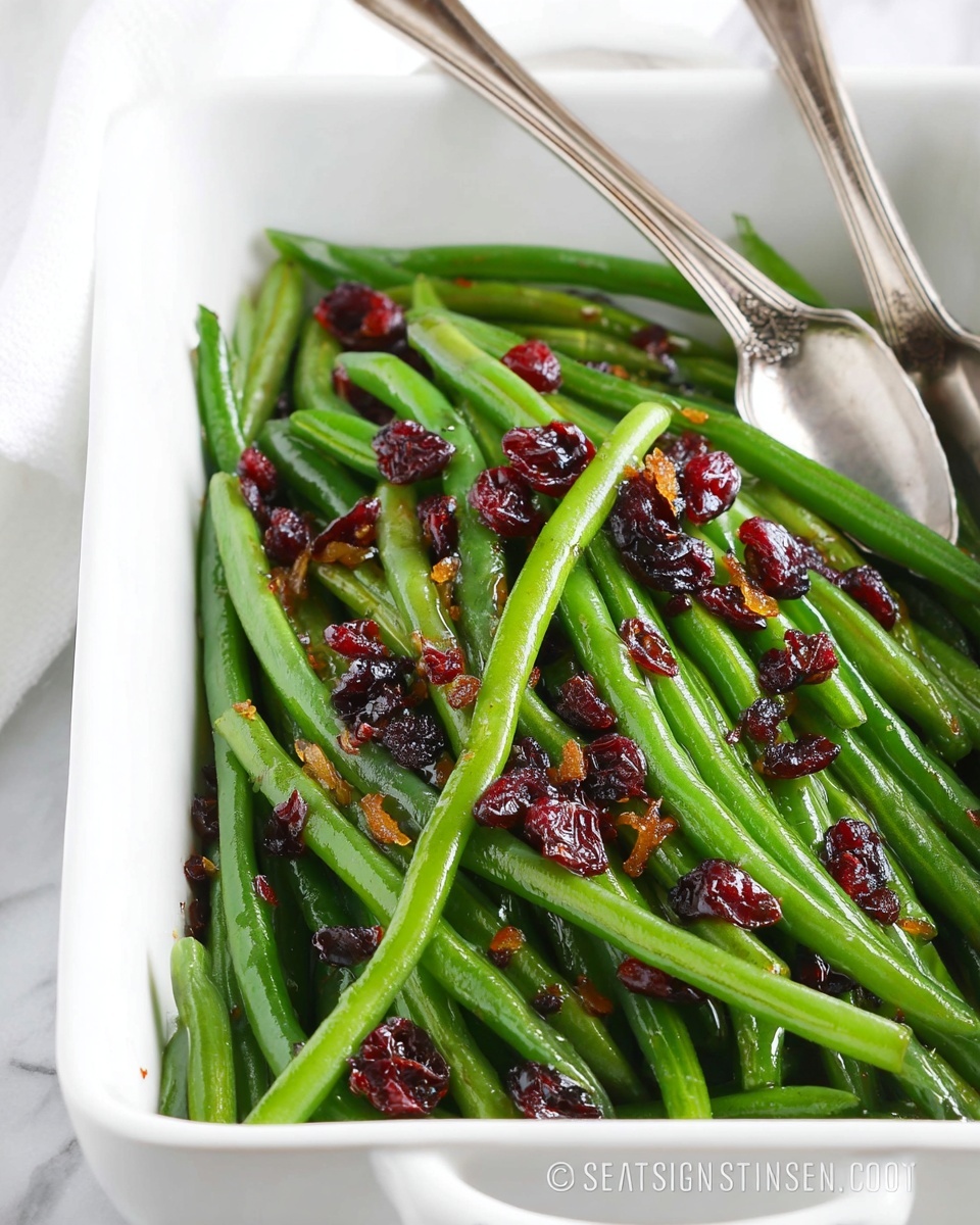 Green Beans with Cranberries Recipe - Recipe Image