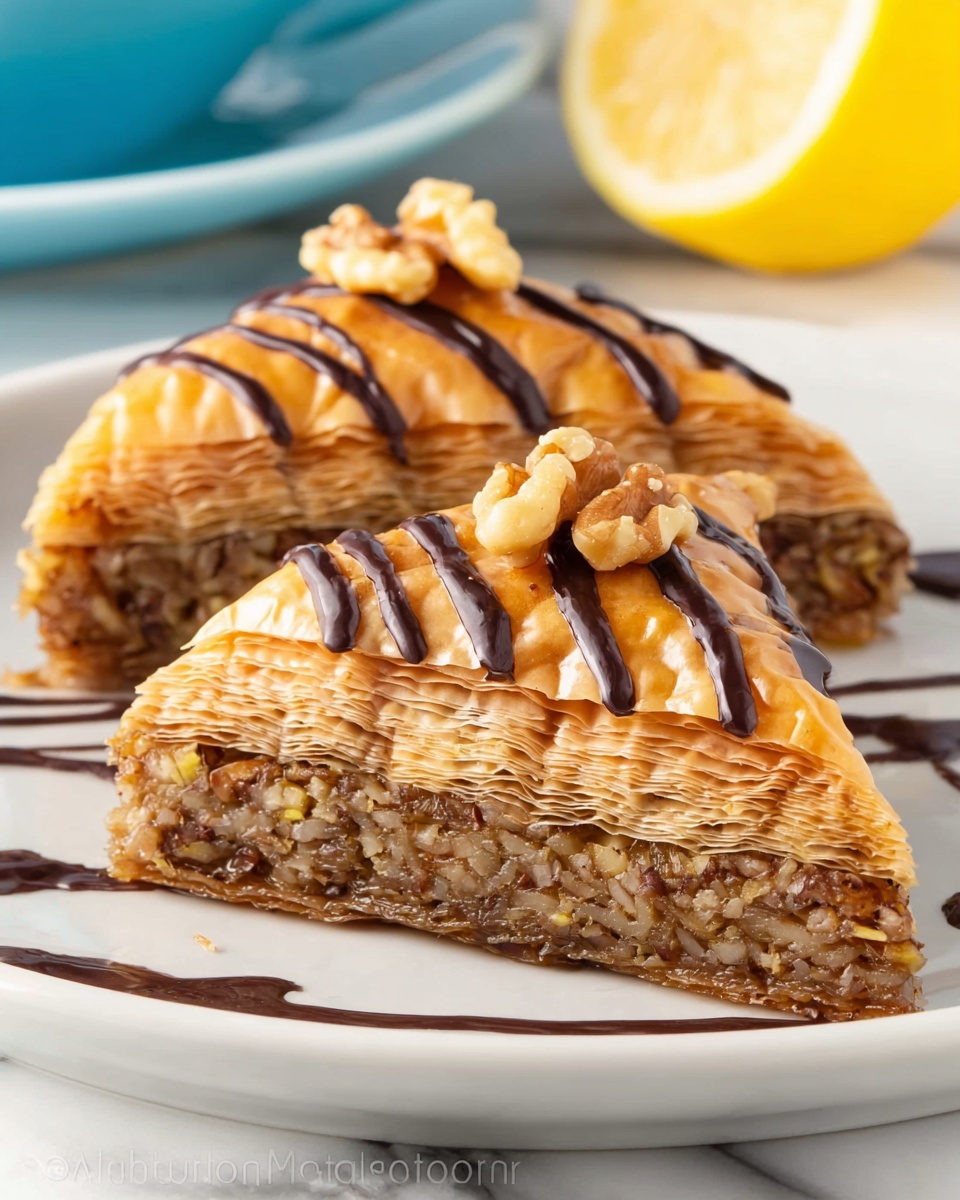 Classic Walnut Baklava with Honey and Cinnamon Recipe - Recipe Image