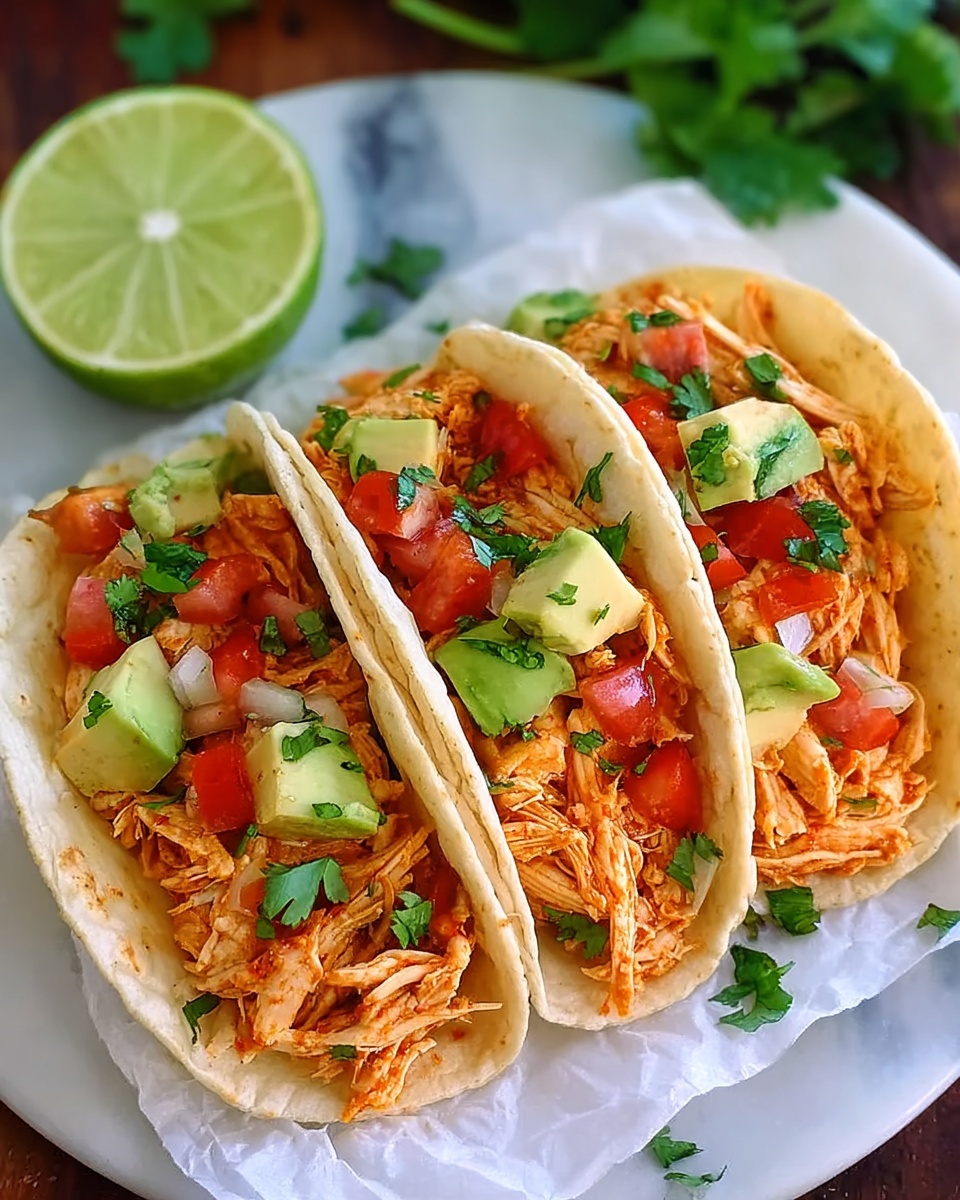 Crockpot Chicken Tacos Recipe - Recipe Image
