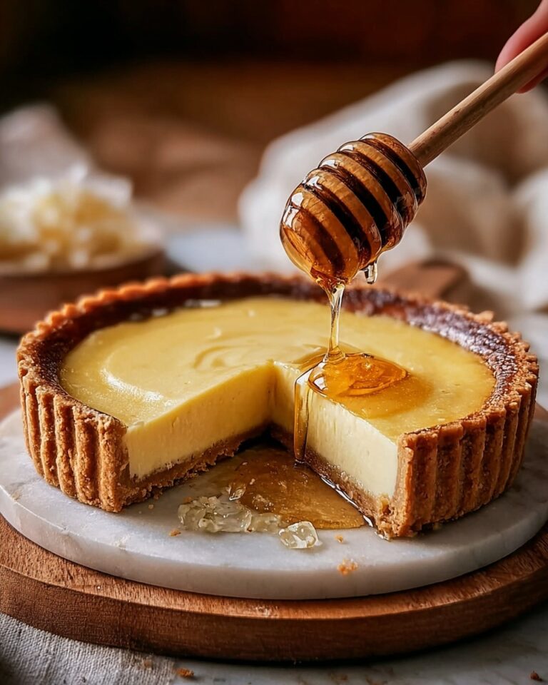 Golden Greek Honey Pie (Melopita) – A Sweet, Creamy Greek Dessert Recipe