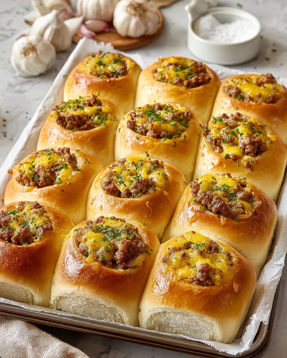 Soft and Cheesy Breakfast Rolls Recipe - Recipe Image