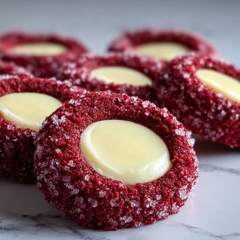 Red Velvet Cheesecake Thumbprints Recipe