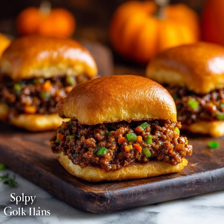 Sloppy Joe Sliders (“Sloppy Goblins”) Recipe