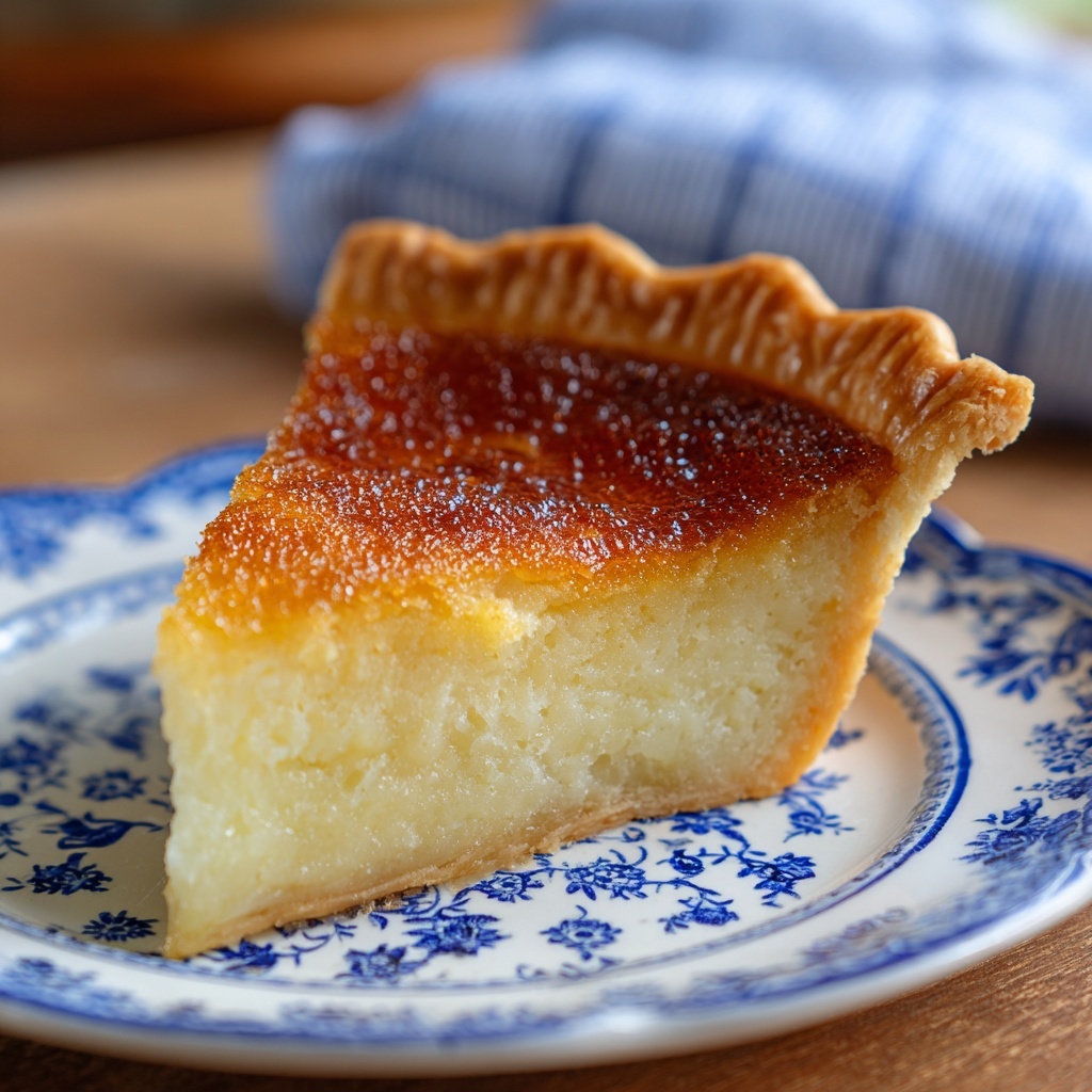 Chess Pie with a Buttery Custard Filling Recipe - Recipe Image