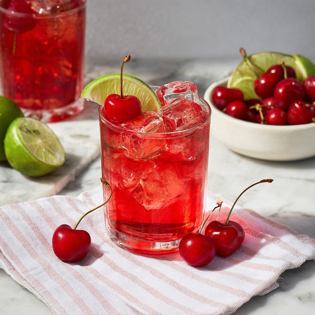 Fresh Cherry Margarita Recipe - Recipe Image