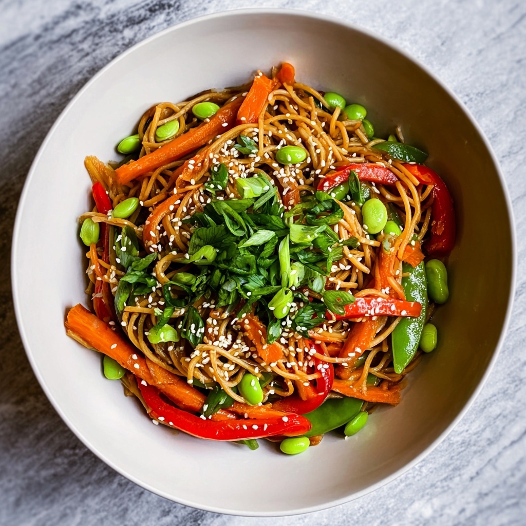 Cold Teriyaki Noodles Salad Recipe - Recipe Image