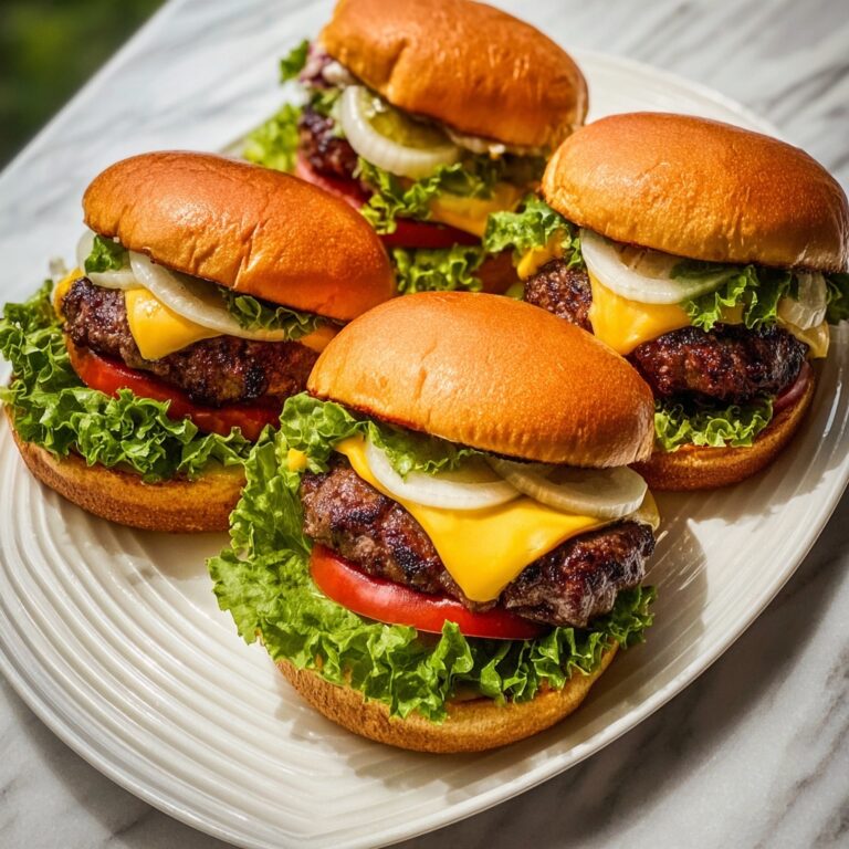 Savory Grilled Crack Burgers Recipe