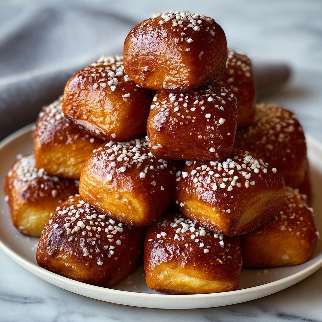 Warm Buttery Soft Pretzel Bites Recipe - Recipe Image