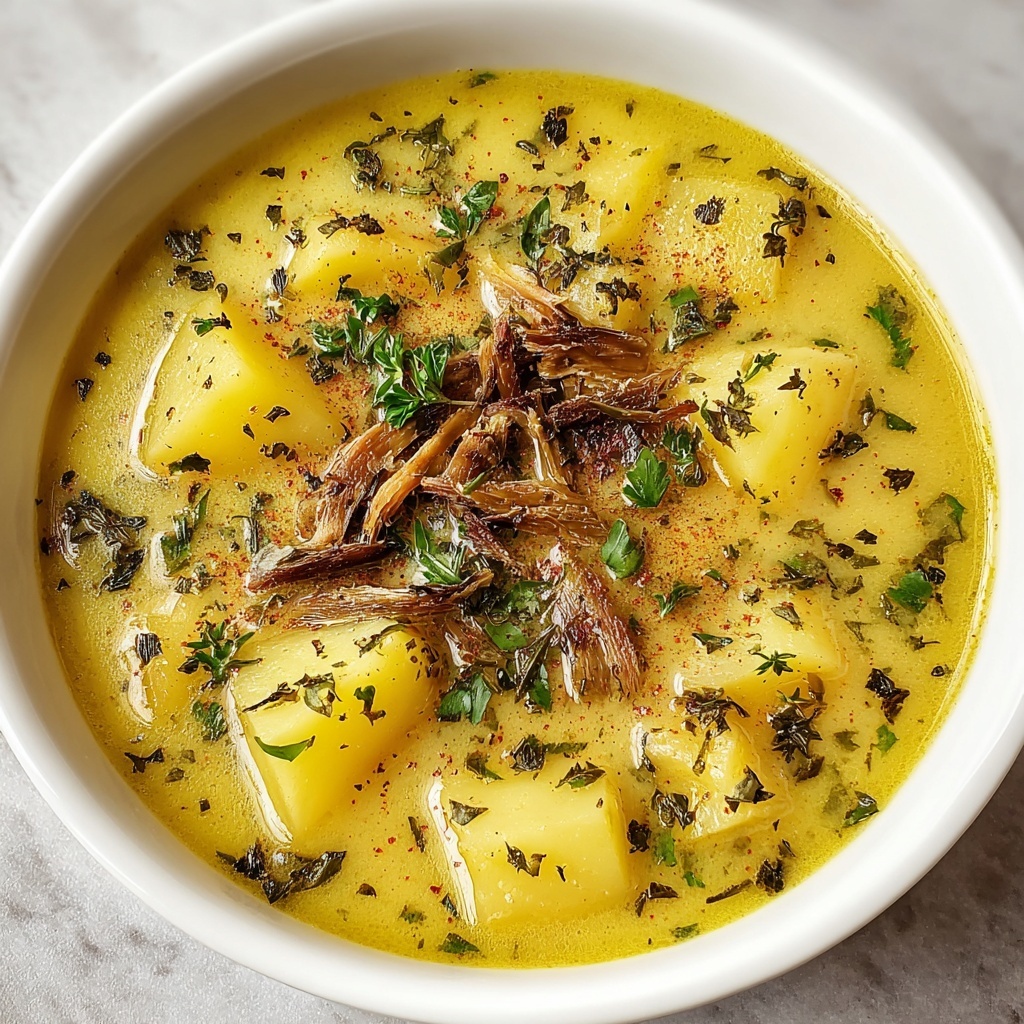 Creamy Vegan Potato Soup Recipe - Recipe Image