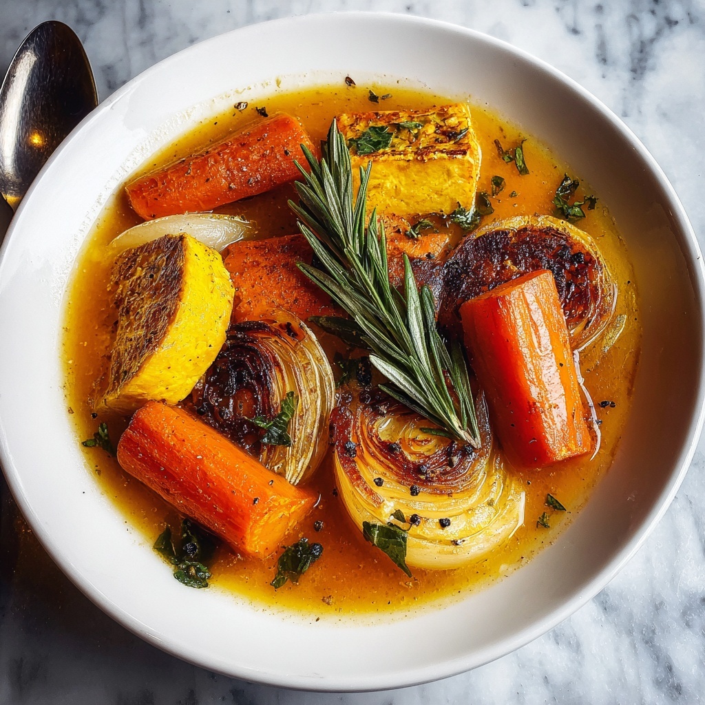 Roasted Winter Vegetable Soup Recipe - Recipe Image