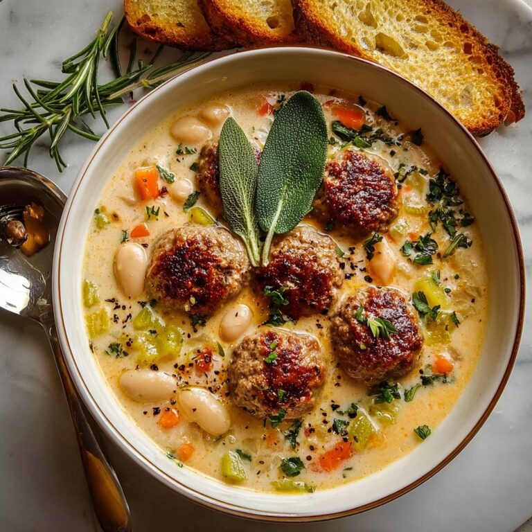 Cozy Creamy Bean Soup with Sausage Recipe