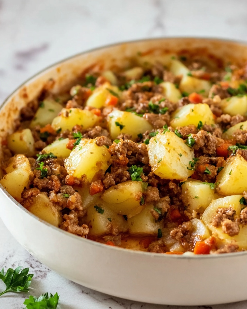 Easy Ground Turkey with Potatoes Recipe - Recipe Image