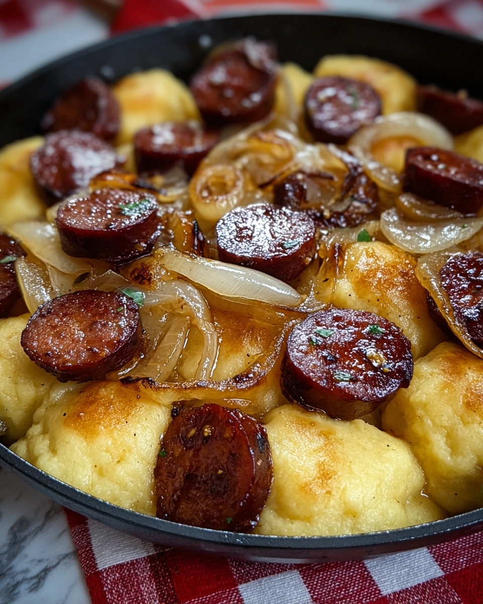 Pierogies and Kielbasa Skillet Dinner Recipe - Recipe Image
