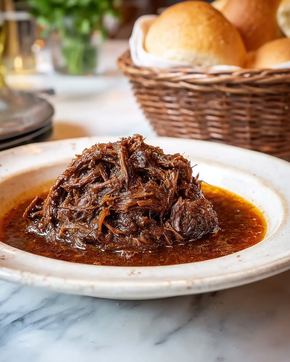 Slow Cooker Honey Balsamic Pulled Pork Recipe - Recipe Image