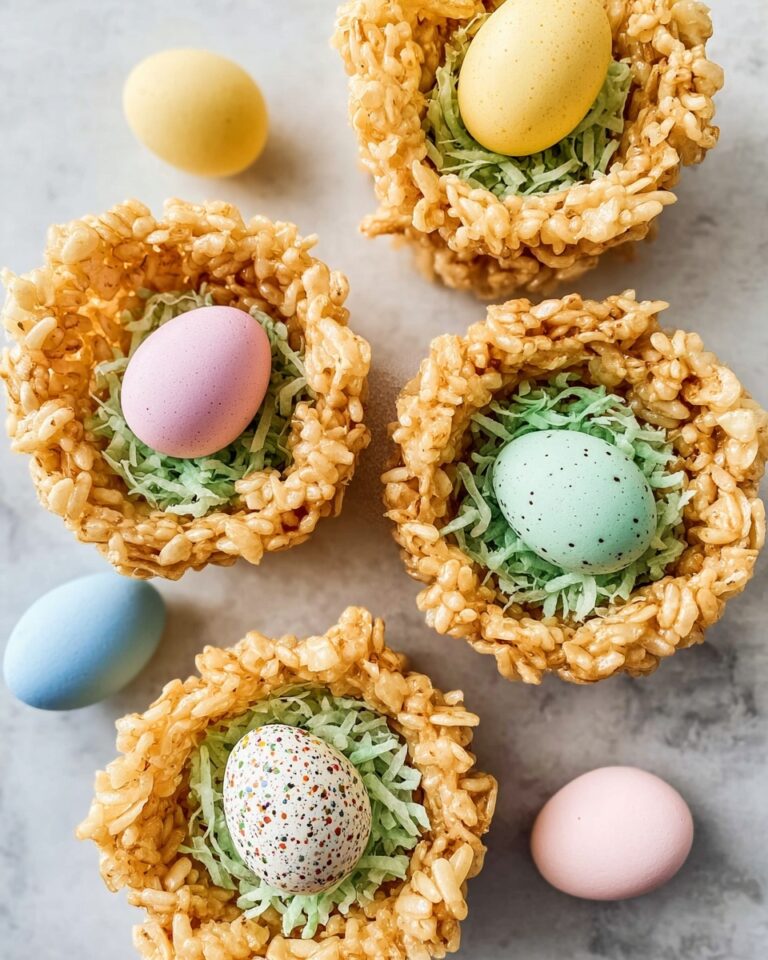 Adorable Rice Krispie Nests Recipe