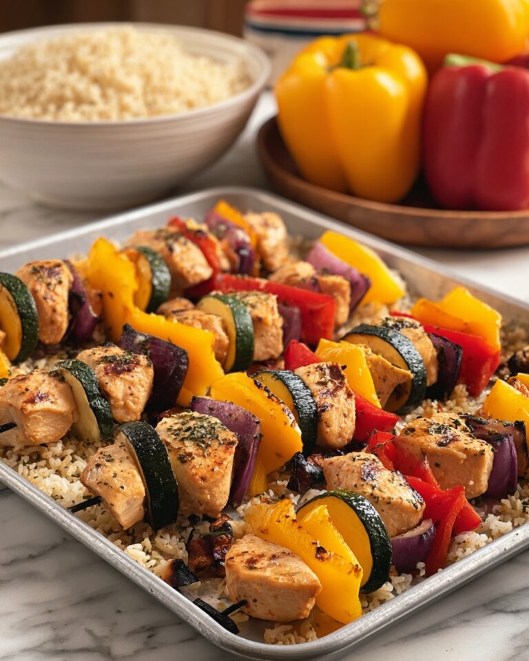 Garlic Herb Chicken Kabobs Recipe