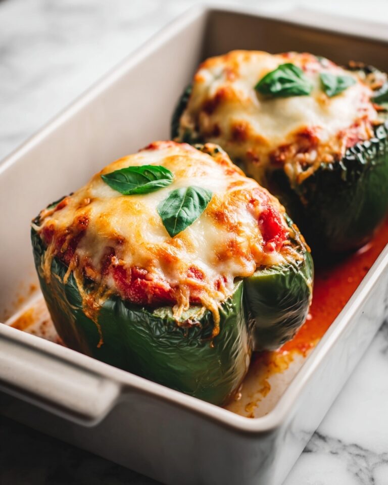 Cheesy Baked Chicken Stuffed Peppers Recipe