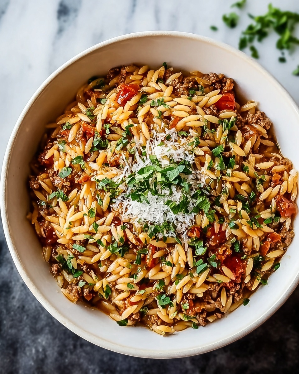 Savory Ground Beef Orzo: An Incredible Ultimate Recipe for 5-Star Meals Recipe - Recipe Image