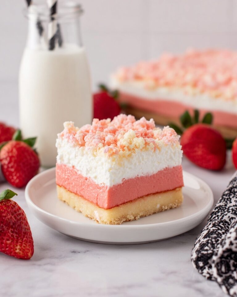 Strawberry Crunch Brownies Recipe