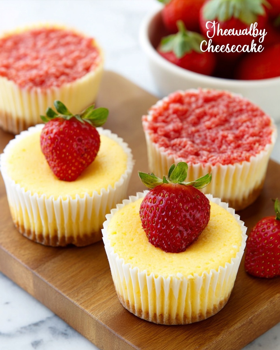 Strawberry Cheesecake Cupcakes Recipe - Recipe Image