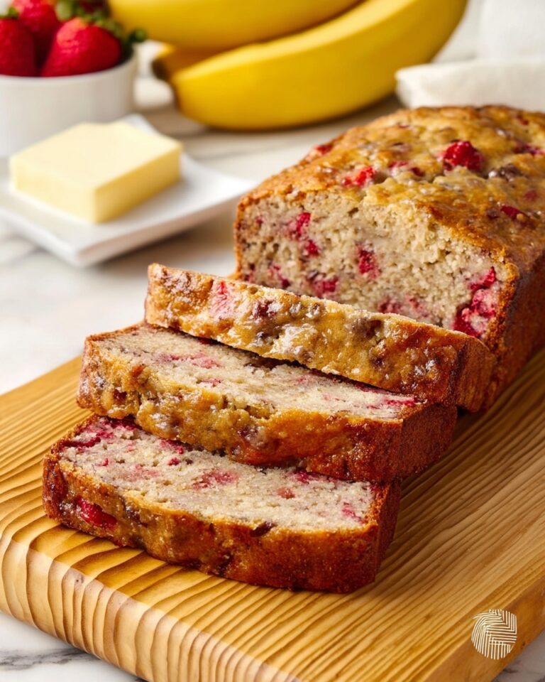 Strawberry Banana Bread Recipe