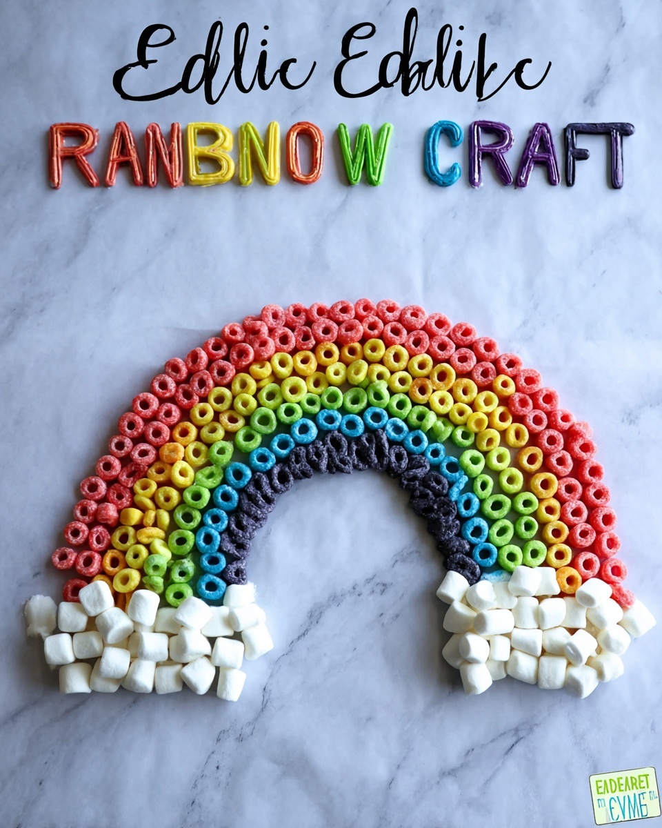 St. Patrick's Day Edible Rainbow Craft Recipe - Recipe Image