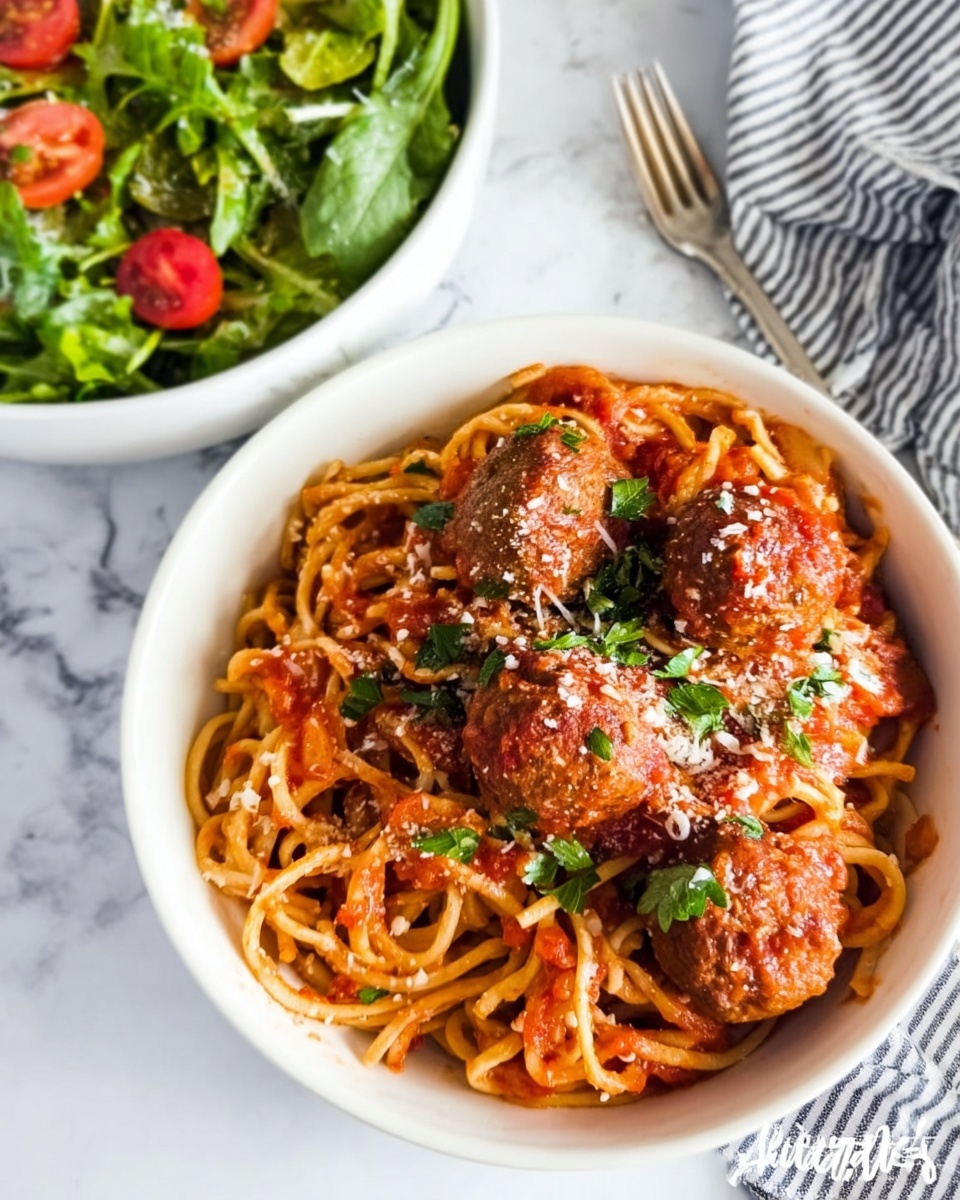 Crockpot Spaghetti and Meatballs Recipe - Recipe Image