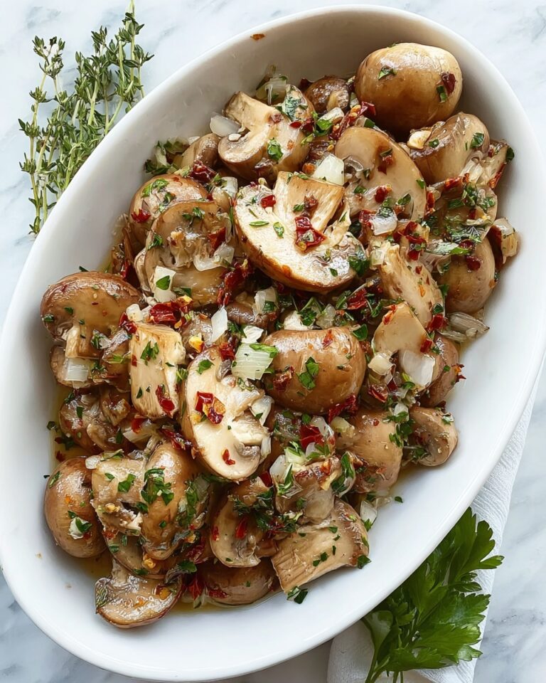 Simple Marinated Mushrooms Recipe