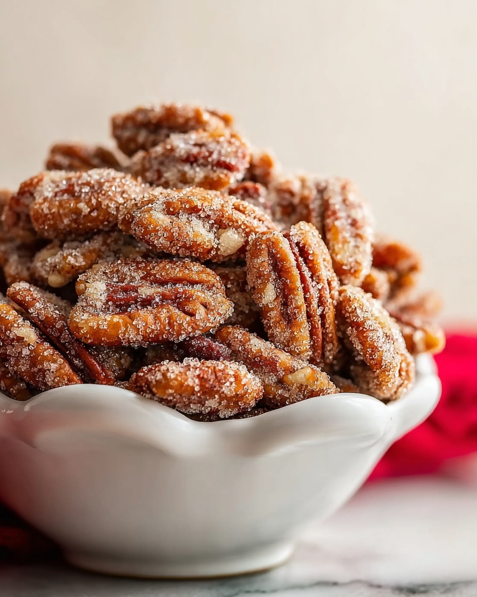 Simple Homemade Candied Pecans Recipe - Recipe Image