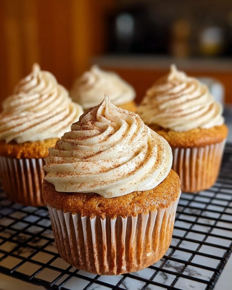 Pumpkin Cupcakes with Cinnamon Cream Cheese Frosting Recipe