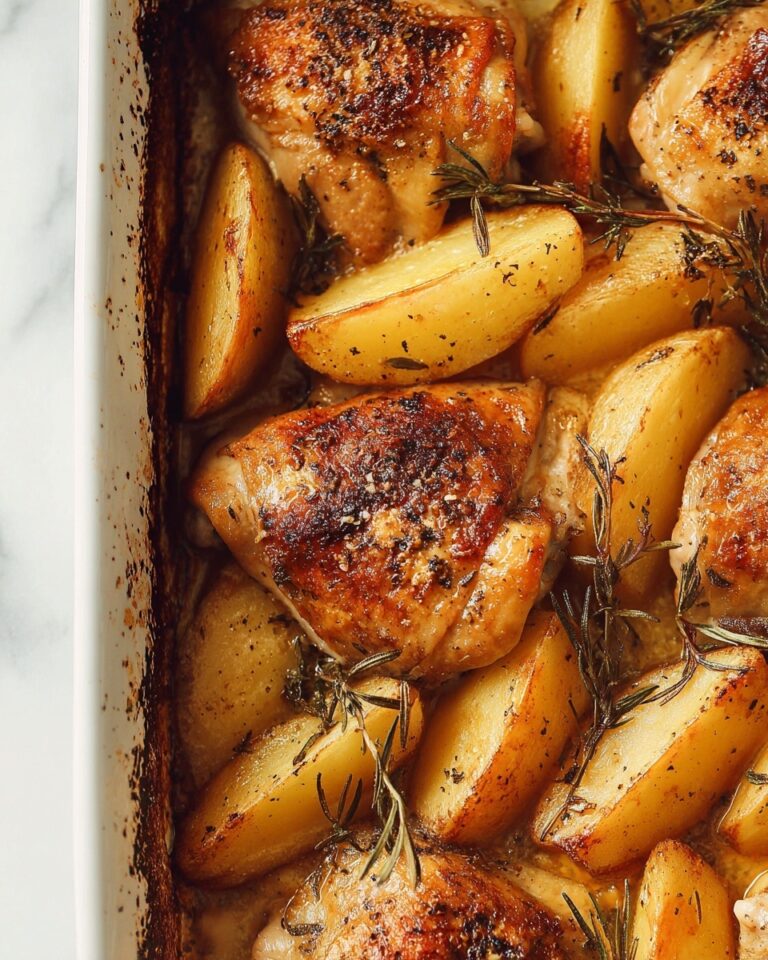 Sheet Pan Baked Chicken and Potatoes Recipe