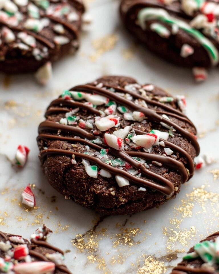 Peppermint Chocolate Brownie Cookies Recipe