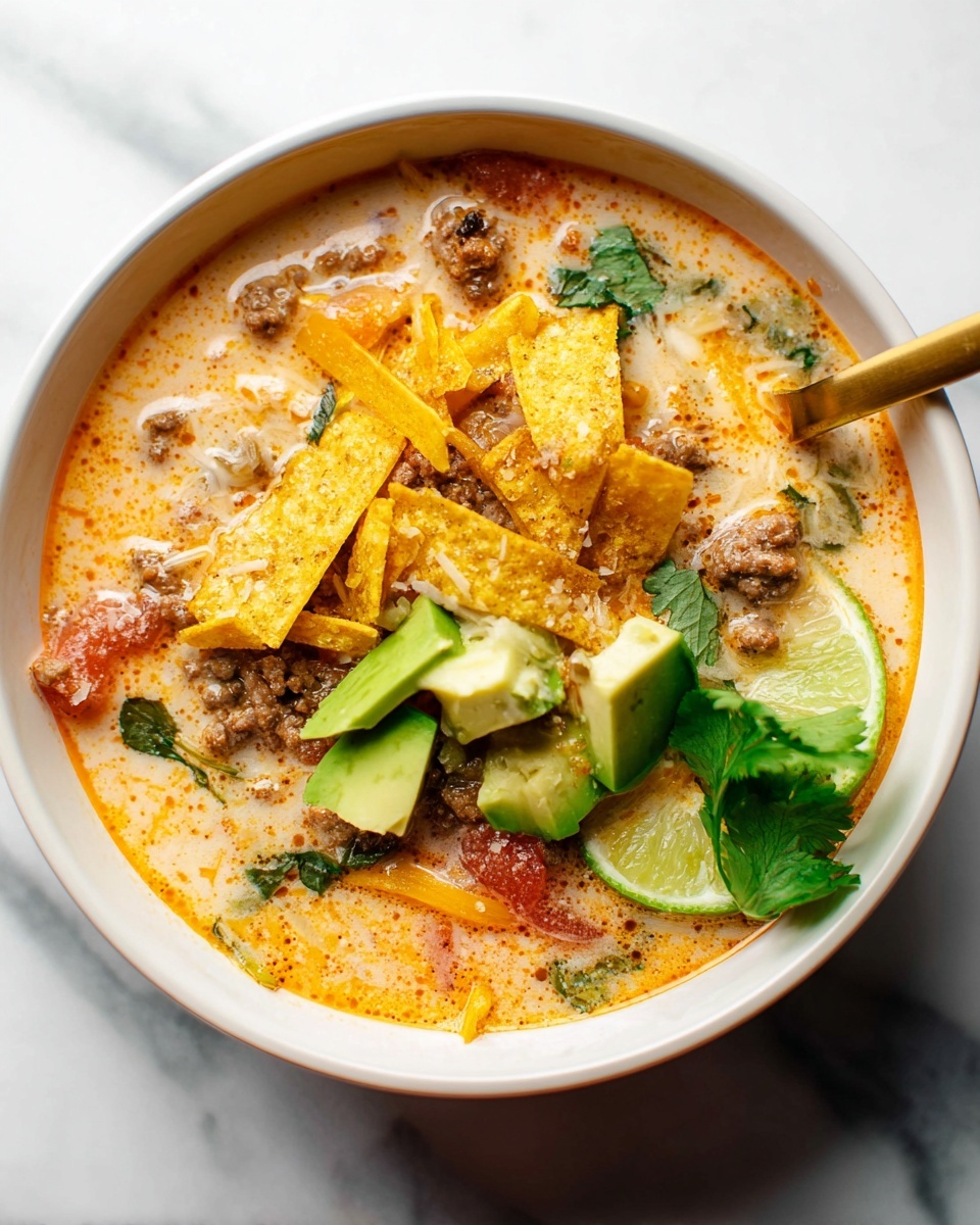 Creamy Taco Soup Recipe - Recipe Image