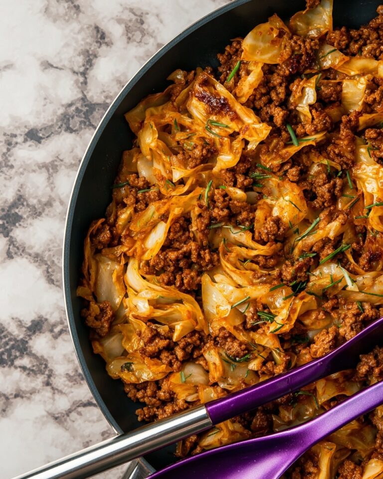 Ground Beef and Cabbage Skillet Recipe