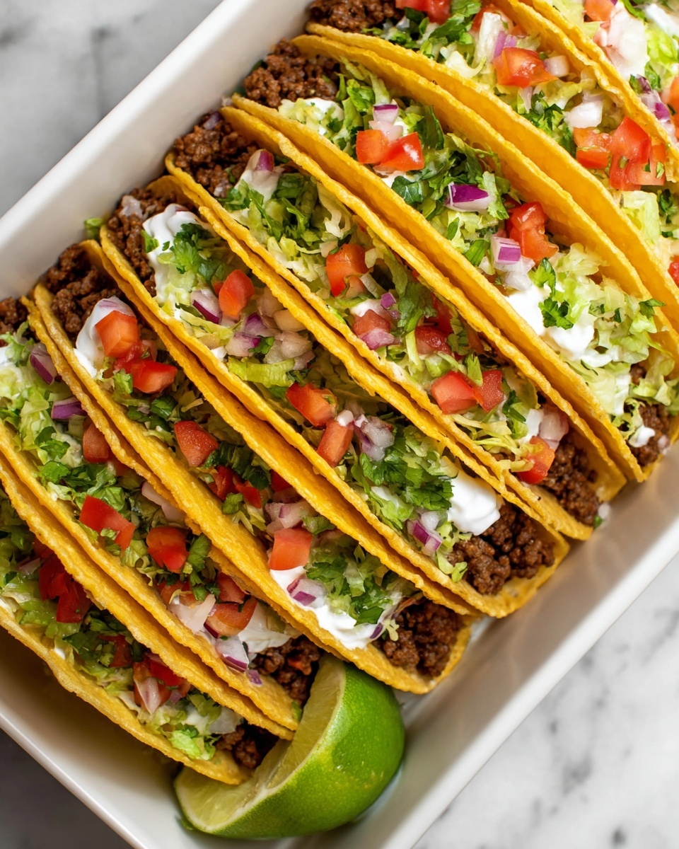Baked Beef Tacos Recipe - Recipe Image