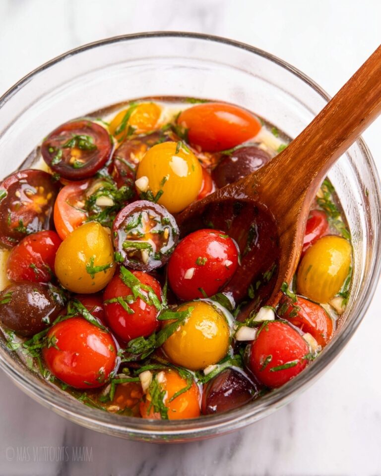 Marinated Cherry Tomatoes with Parsley and Garlic Recipe