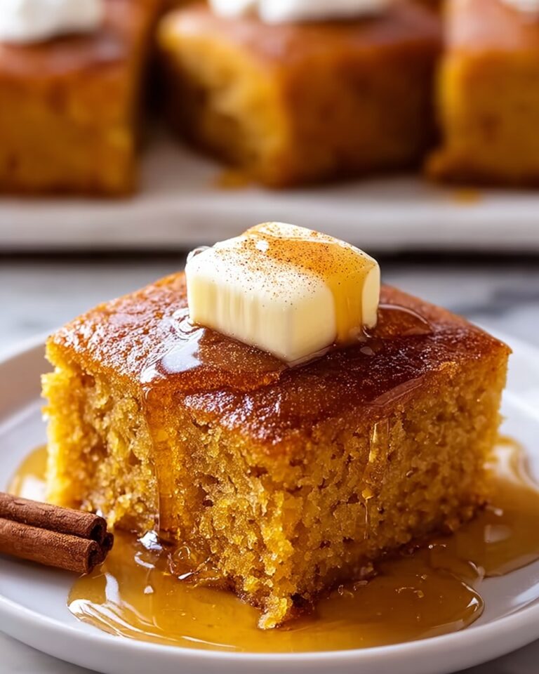 Pumpkin Cornbread with Cinnamon Honey Butter – The Perfect Fall Side Recipe