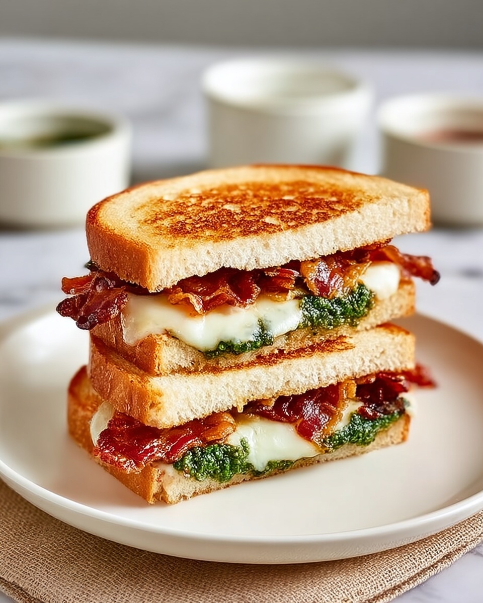 Mind-Blowing Sun-Dried Tomato Pesto Grilled Cheese Recipe - Recipe Image