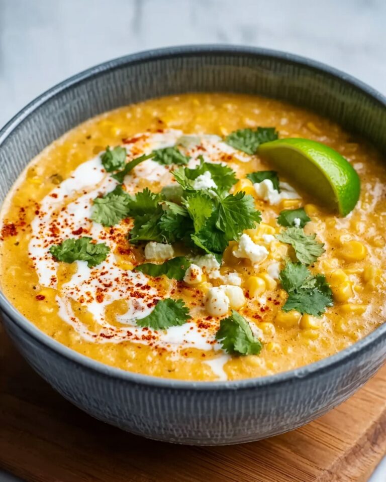 Creamy Mexican Street Corn Soup Recipe