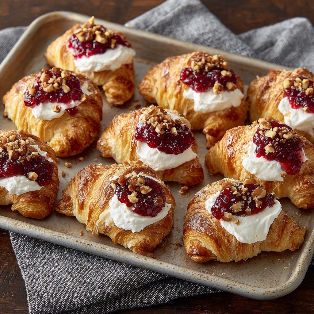 Cranberry Cream Cheese Crescent Bites Recipe - Recipe Image