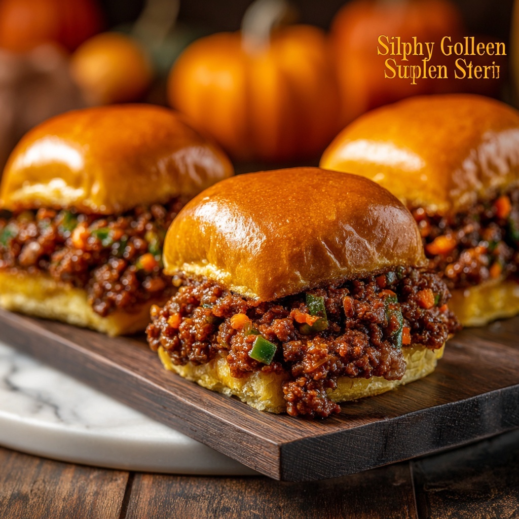 Sloppy Joe Sliders (“Sloppy Goblins”) Recipe - Recipe Image