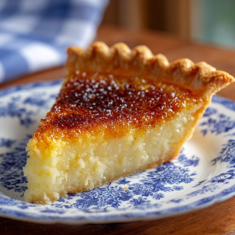 Chess Pie with a Buttery Custard Filling Recipe