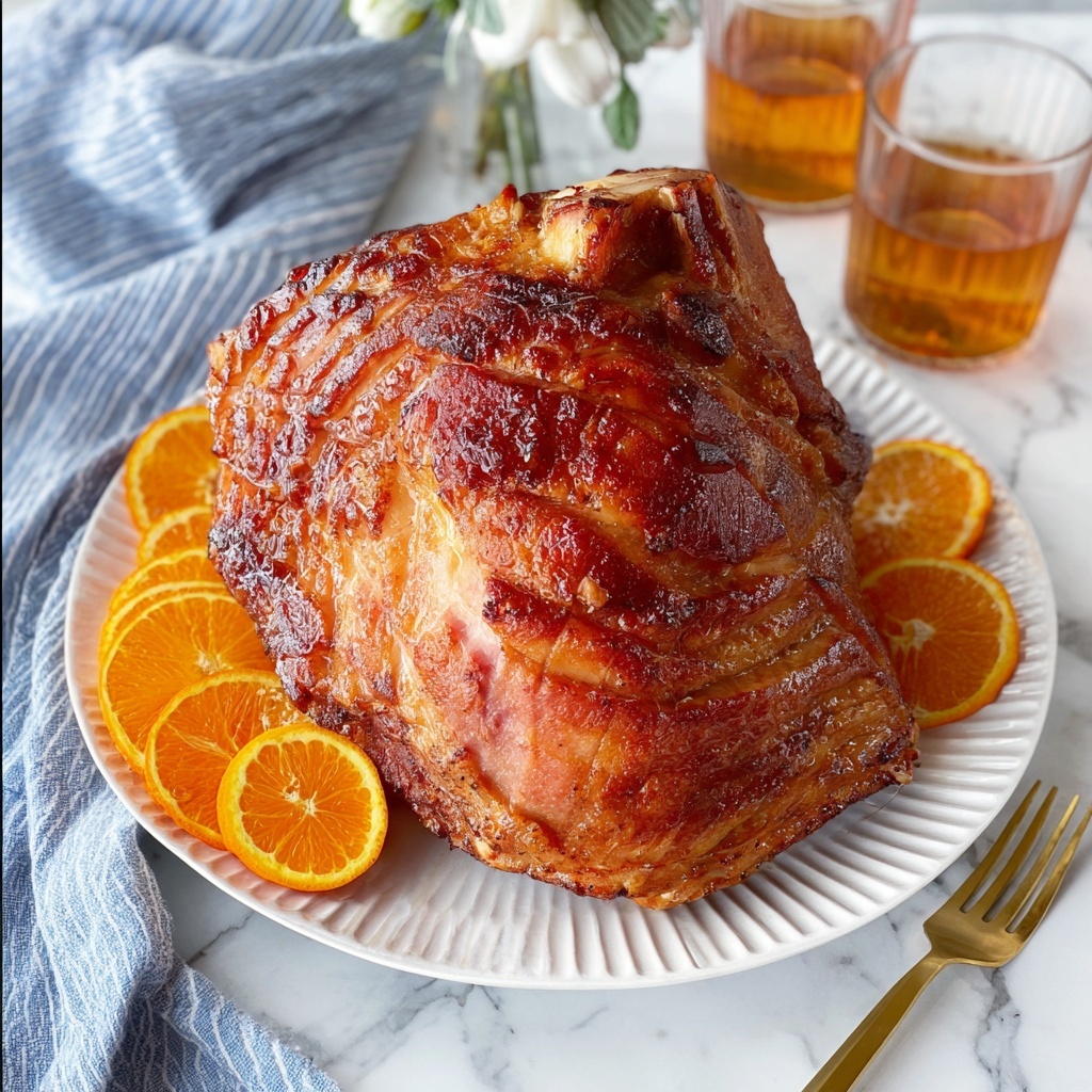 Bourbon & Orange Marmalade Glaze for Ham Recipe - Recipe Image