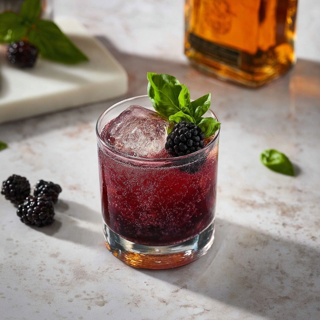 Blackberry Bourbon Smash Recipe - Recipe Image