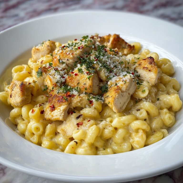 Creamy Honey Pepper Chicken Mac and Cheese Recipe