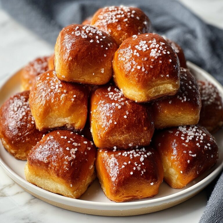 Warm Buttery Soft Pretzel Bites Recipe